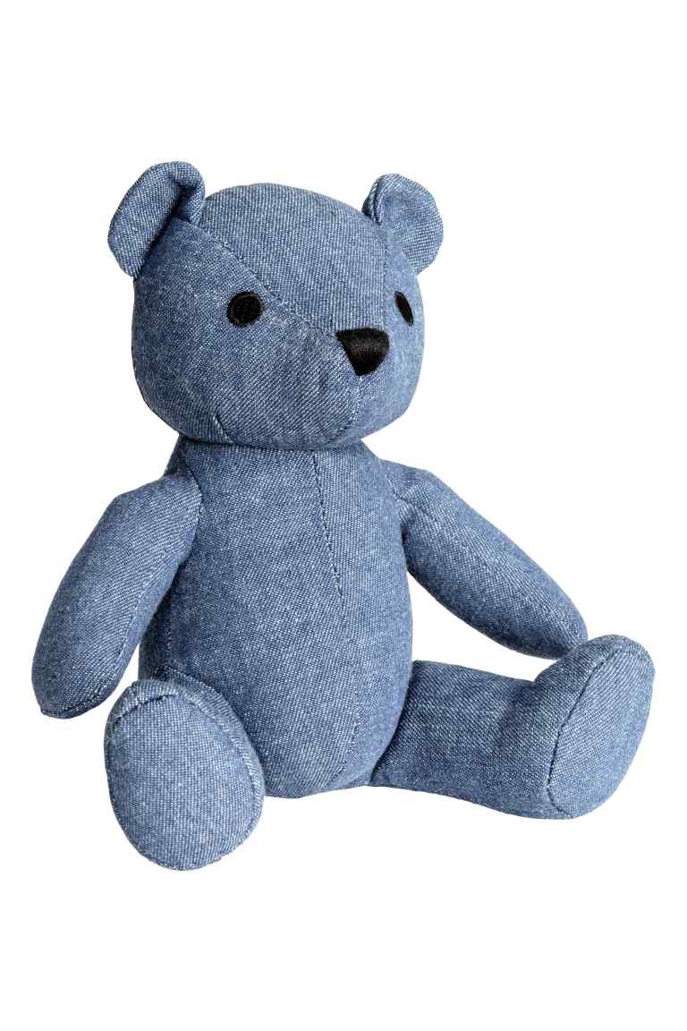 Denim soft toy